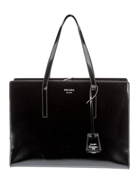 prada spazzolato tote bag|prada re edition tote.